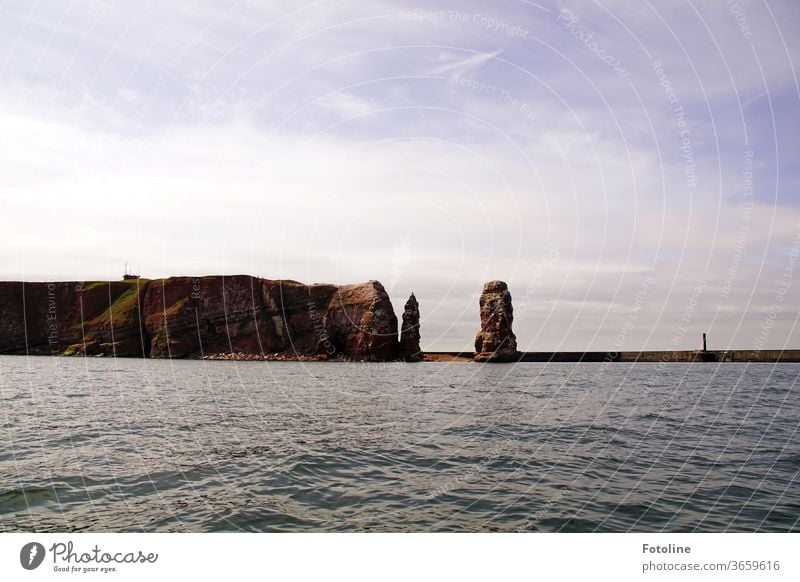 A sea voyage that is fun, hmhmhmhmhmhmhmmmmm - or the Fotoline makes a warbling island tour around Helgoland. Half an hour before arrival she didn't warble any more, she was sick!