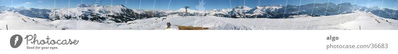 400° panorama from Betelberg Panorama (View) Switzerland Bernese Oberland Snow mountain Mountain all-round panorama Alps Swiss Alps steering wildlife bustle