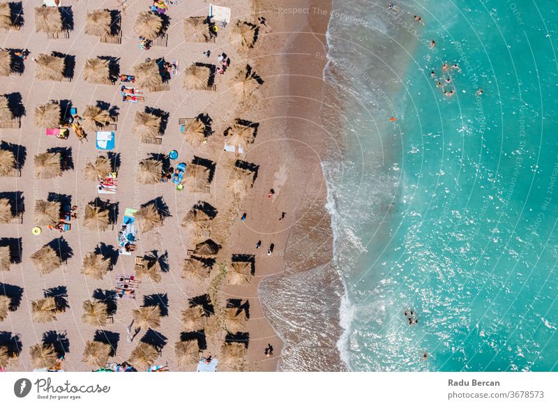 Aerial beach