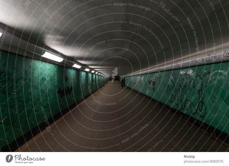 Friedrichshagen Spree Tunnel - pedestrian tunnel on the Great Müggelsee, Berlin Friedrichshagen / Köpenick Underpass köpenick Großer Müggelsee Lake Lake Muggle