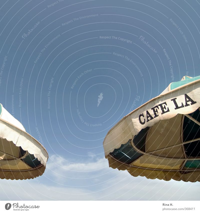 CAFE LA LA LA ...[666] Joy Relaxation Vacation & Travel Trip Summer vacation Beach Beach bar Sky Beautiful weather Joie de vivre (Vitality) Protection