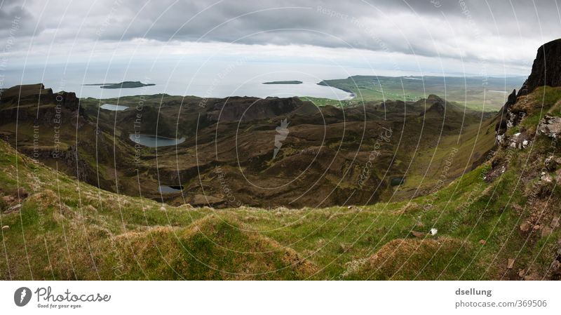 Outdoors at Home II Nature Landscape Sky Clouds Summer Beautiful weather Meadow Hill Rock Mountain Coast Bay Blue Brown Green Wanderlust Loneliness Adventure