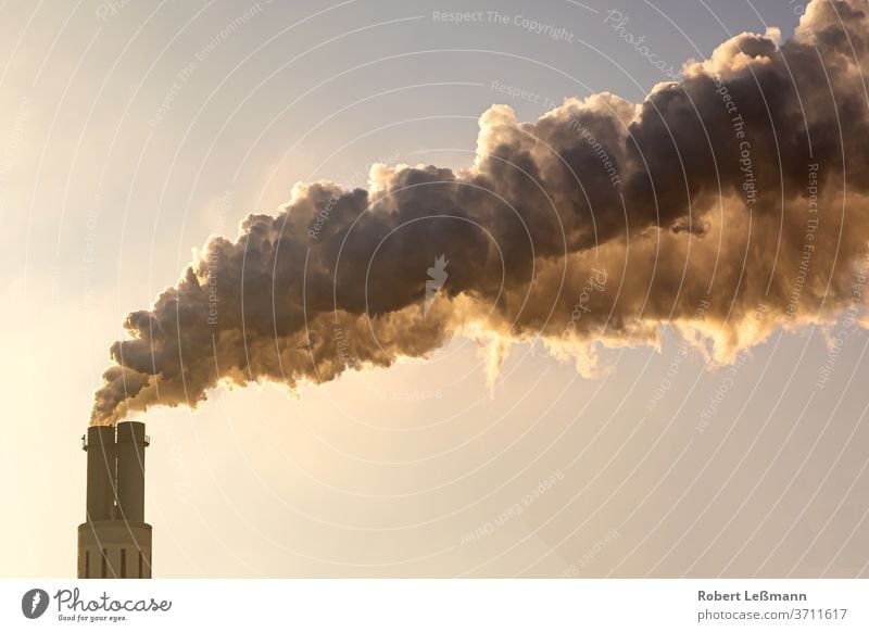much smoke escapes from the chimney and pollutes the environment Chimney Environmental pollution Smoke Air pollution Climate change Industry soiling