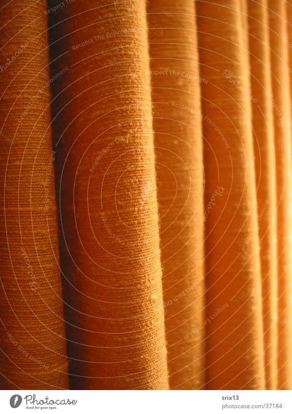 curtain Drape Pattern Vertical Yellow Vaulting Photographic technology Detail Orange Shadow Living or residing