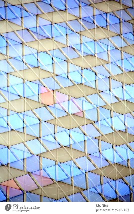 fun house | ut köln | ehrenfeld II Town High-rise Manmade structures Building Architecture Facade Blue Double exposure Lifestyle Muddled Style Art Window