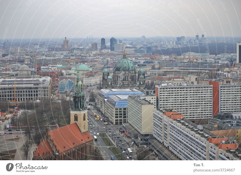 East Berlin hotel view Hotel Town Middle Dome Church city palace Capital city Exterior shot Downtown Colour photo Tourist Attraction Landmark Downtown Berlin