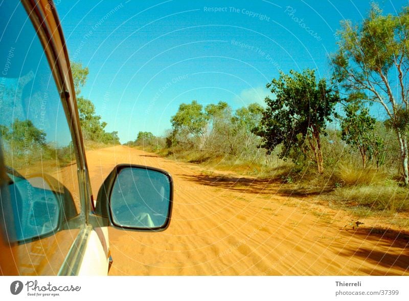 Road in Australia In transit Vacation & Travel Physics Dry Transport Car Sand Warmth Desert