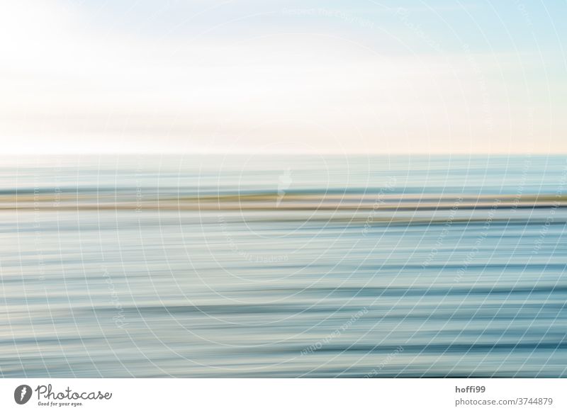 calm soft waves with sunlight - the movement of the camera creates calm Swell Long exposure Abstract Surf Movement Waves Wavy line swell Motion blur Meditation