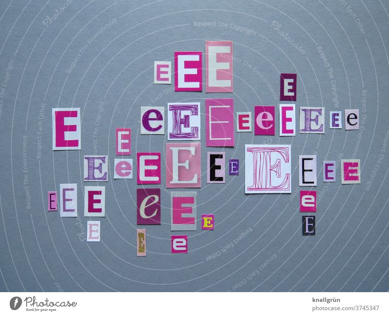 Ee Letters Alphabet A Royalty Free Stock Photo From Photocase