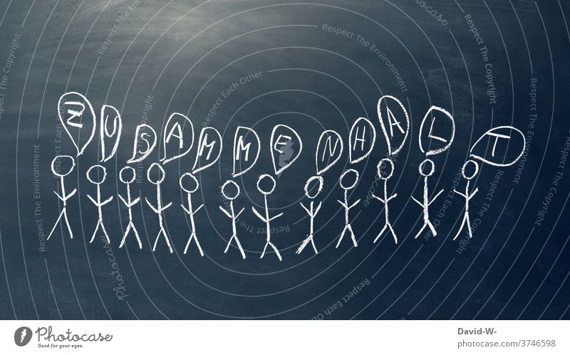 People and cohesion Attachment Crowd of people in common Teamwork collaborative at the same time Society Stick figure Success Drawing Agreed Connection