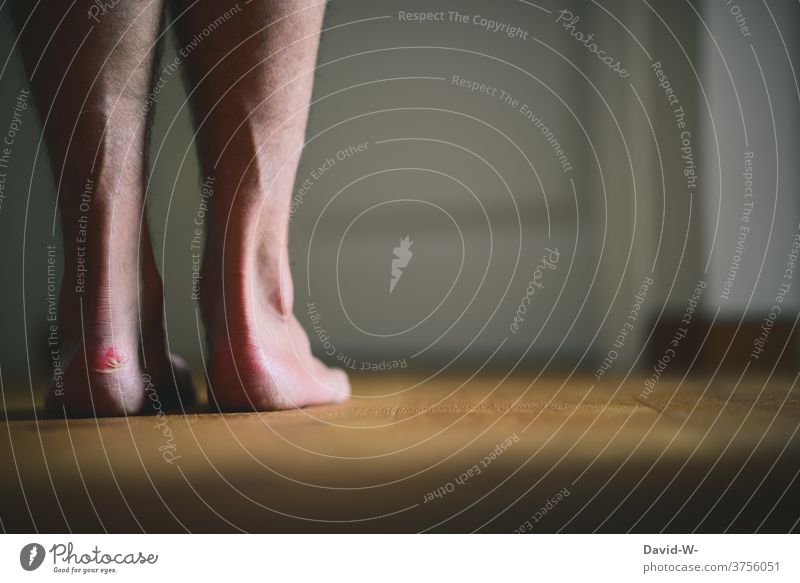 Feet - blisters run Blow foot Pain Wound Hurt violation Walking Hiking