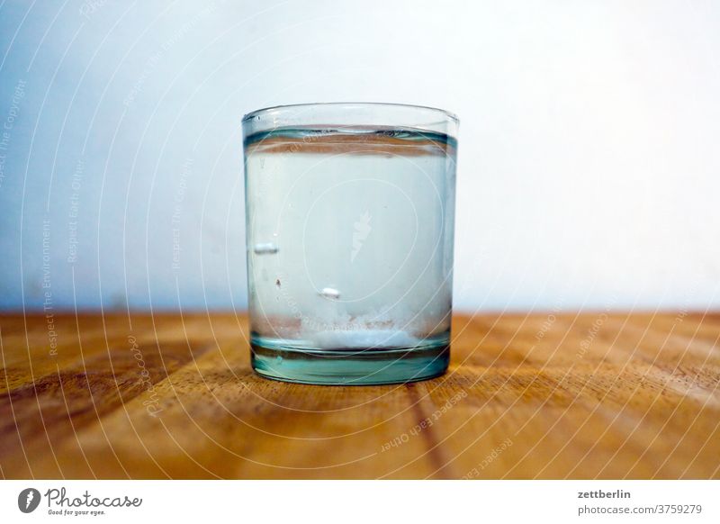 Tablet in a water glass aspirin disintegration dissolution Beverage Glass Carbonic acid Headache headache tablet medicine Pill Drinking Drinking vessel