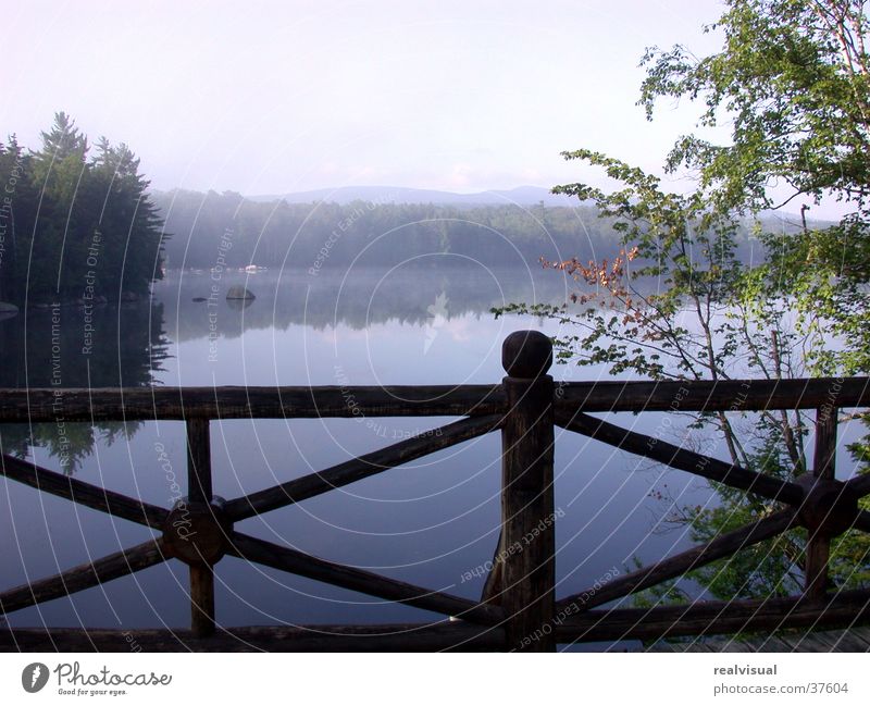 In the peace lies the strength Morning Calm Serene Relaxation Dawn New York (State) Bridge Water