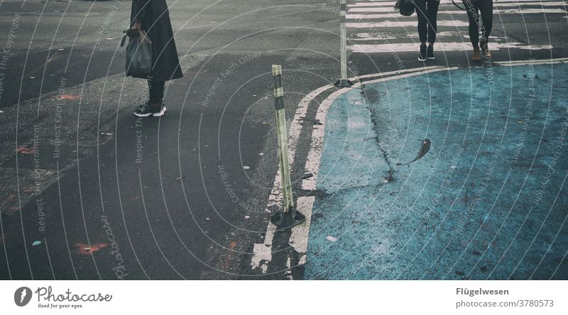 I wait half my life. Wait waiting waiting brick. red wait sitting Traffic light Street Road traffic Street art Pavement Crossroads Roadside Tram off