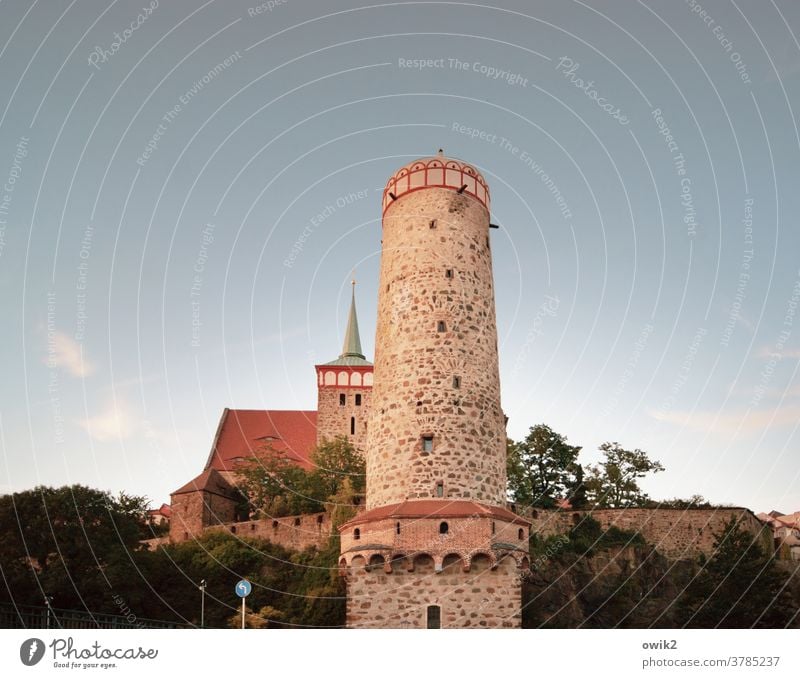 Archaic Bautzen Small Town Germany Downtown Lausitz forest Old town Manmade structures Tower Tourist Attraction Landmark Authentic Firm Historic Medieval times