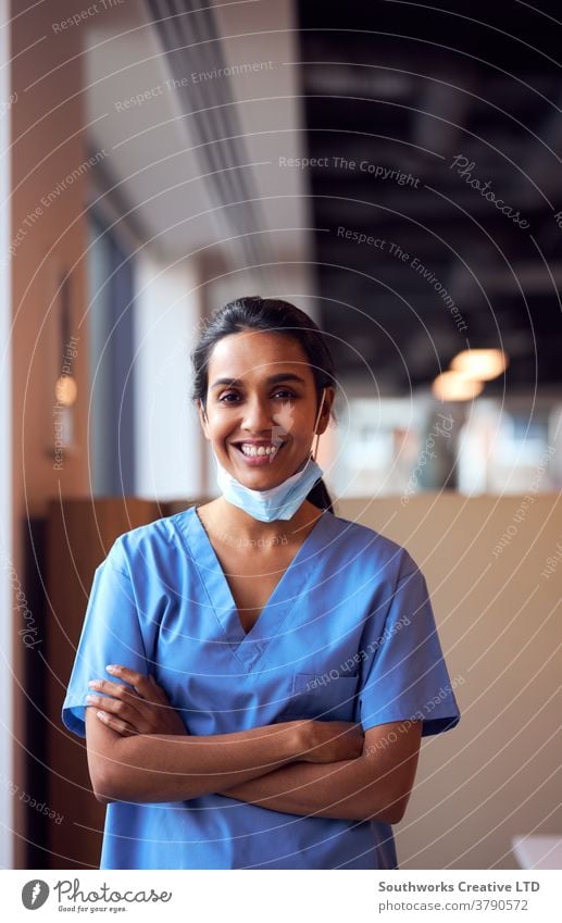 Dental Clinic Worker With Face Mask - a Royalty Free Stock Photo from  Photocase