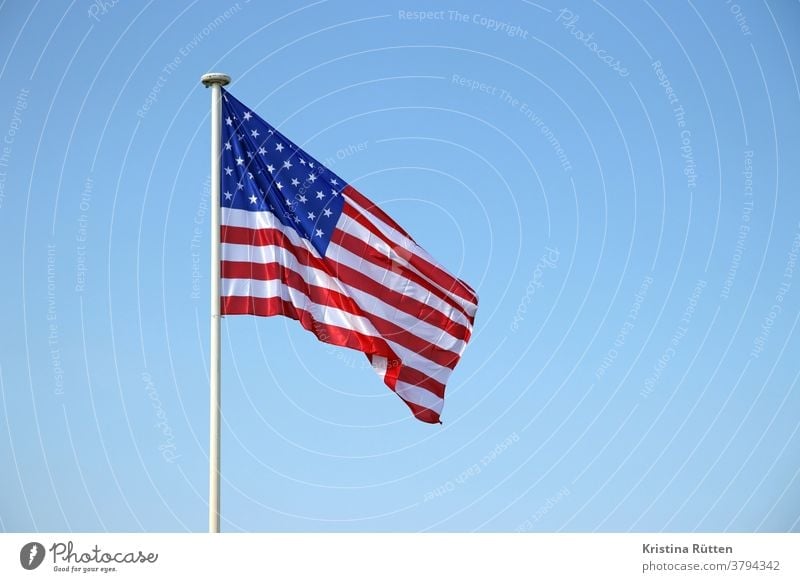 star-spangled banner flag Flag Americas USA United States star banner American Flag Red Blue Blow Judder hoisted Flagpole Sky Ensign flag day Election campaign