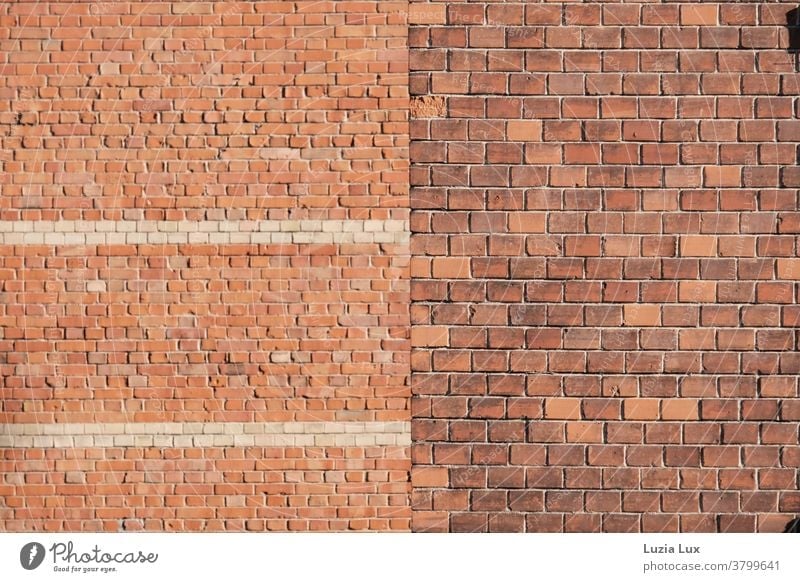 Stone on stone: brick walls in front and behind, plus bright sunshine Brick Brick wall Brick building Brick facade Wall (barrier) Wall (building) Exterior shot