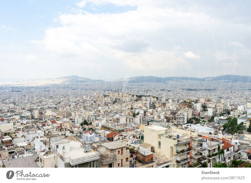 Panoramic view of Athens, Greece athens city greece urban travel architecture europe landscape building panoramic tourism culture history town capital greek