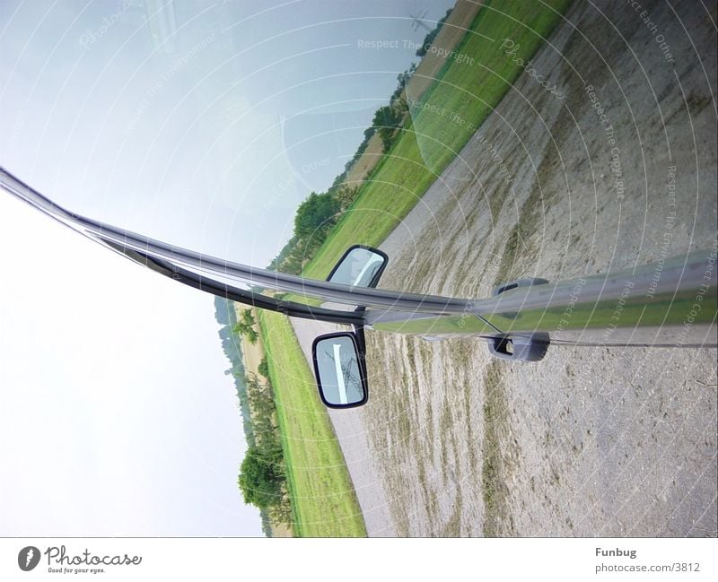split screen Mirror Car Rear view mirror Car Window Reflection Section of image Partially visible Motoring