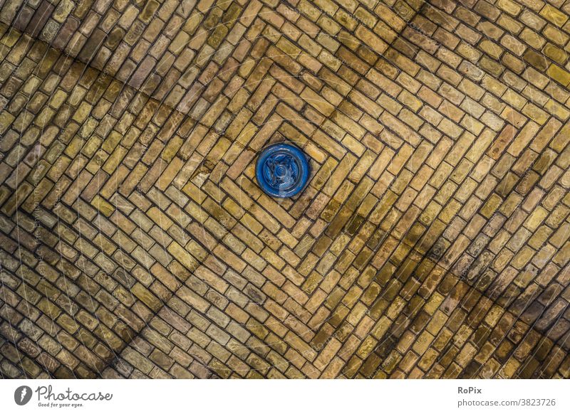 Vaulted ceiling of old bricks. Wall (barrier) Wall (building) rampart varnished Architecture House (Residential Structure) house wall Town urban Art glaze