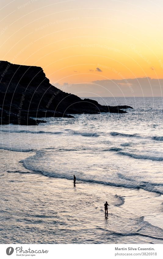 People in Los Molinos beach in Fuerteventura, Canary Islands in summer 2020 Summer atlantic beautiful blue breathtaking canary charming coast coastal coastline