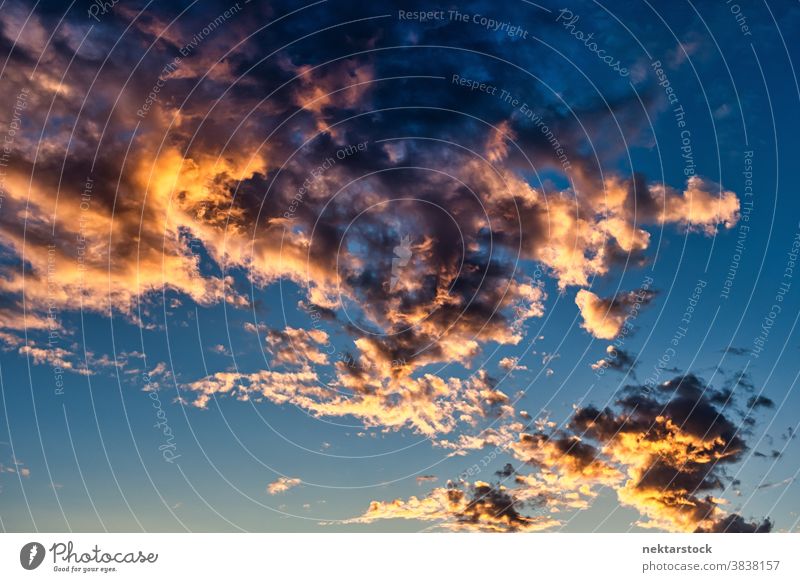 Epic Cloudscape Before Sunset cloudscape sky epic sunset gold golden blue color vivid tranquility nature picturesque scenic beauty in nature Tuscany Italy