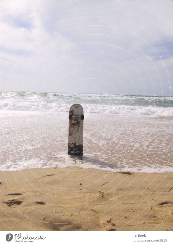 Urban Surfing Skateboarding Beach Ocean France Waves Photographic technology Coil Sand