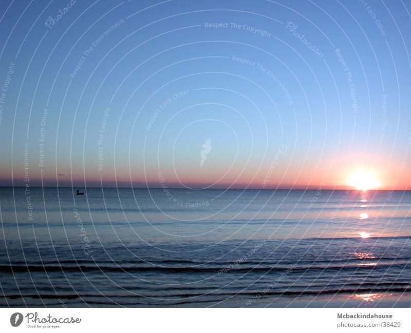 sea-sunrise Sunrise Ocean Beach Vacation & Travel Calm Light Waves Peace Blue