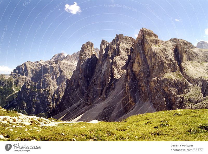 Dolomites Beautiful weather Mountain