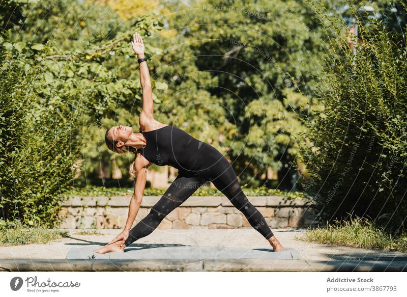 Woman Doing Yoga Asana Uttanasana - Standing Forward Bend Stock Photo -  Image of sport, bend: 99302034