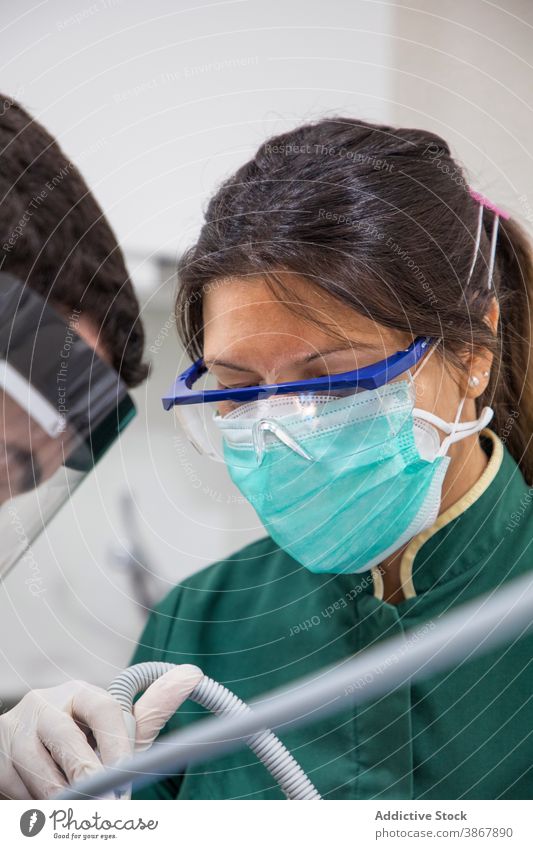 Female Dentist Mask