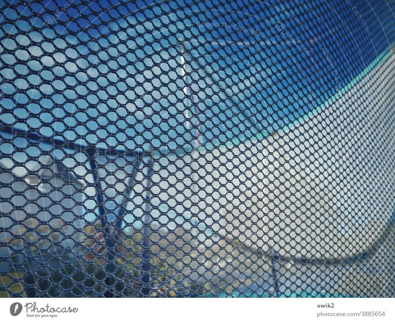 bouncy castle Grating Net Safety Mysterious Structures and shapes puzzling flexed curvature obliquely Plastic Interior shot Abstract Detail