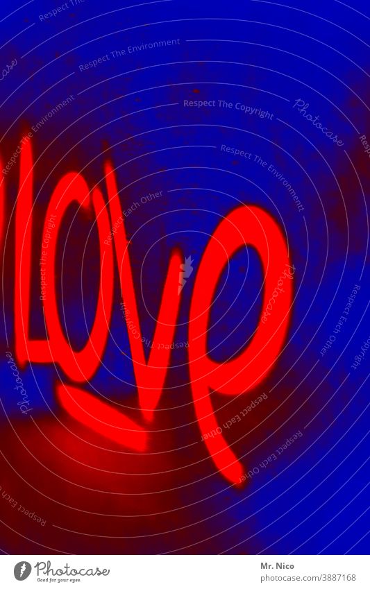 Text LOVE with Heart. 3d, Stock image
