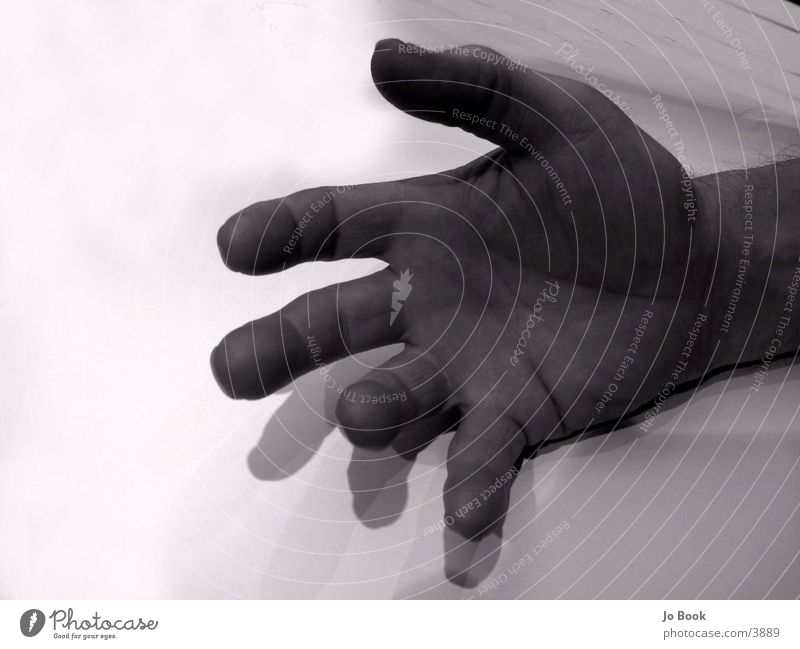 Big HAnd Hand Fingers Large Human being Black & white photo Catch Wrinkles