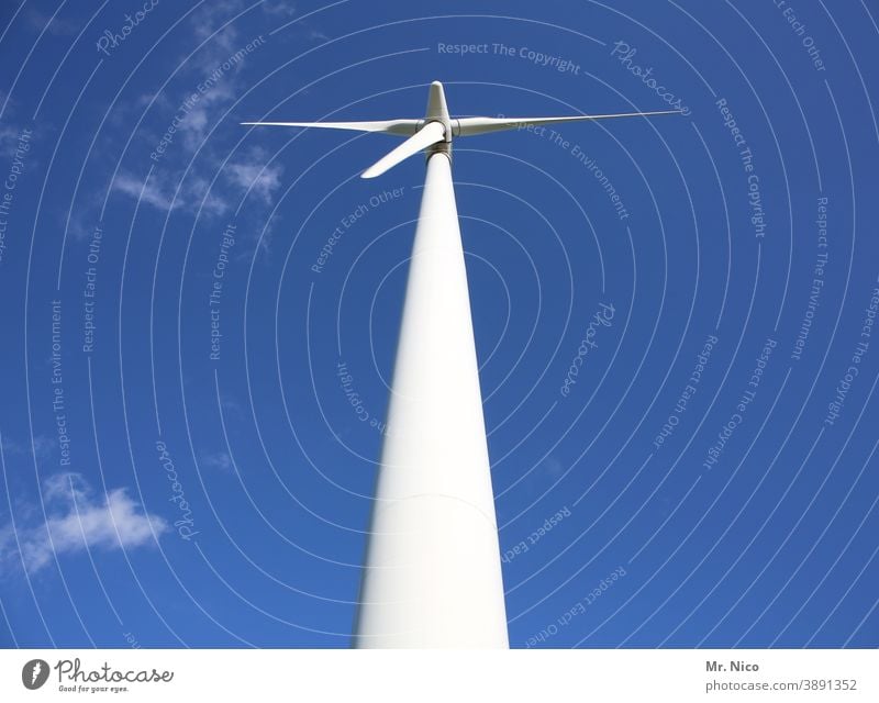 wind turbine Wind Wind energy plant Sky Energy industry Renewable energy Environment Ecological Technology Environmental protection Eco-friendly Alternative