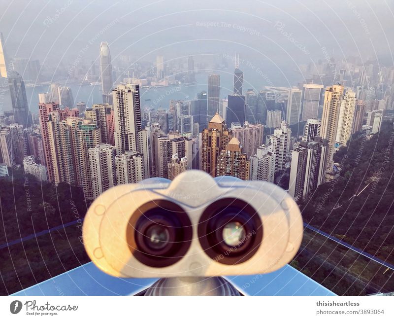 threw Wall-E eyes Skyline skyscraper skyscaper Hongkong Hong Kong Iceland outlook vantage point Lookout tower viewing platform Overview Review High-rise