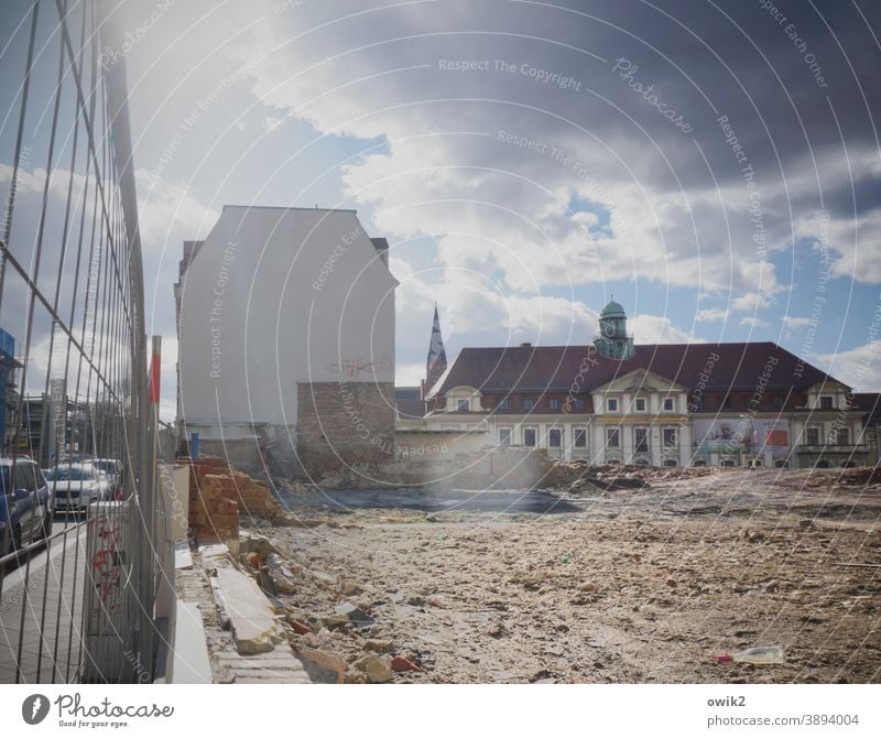 Free area Old town Building Small Town Wall (barrier) Backyard Old building Past Decline Transience abrasive romanticism Ripe for demolition Architecture