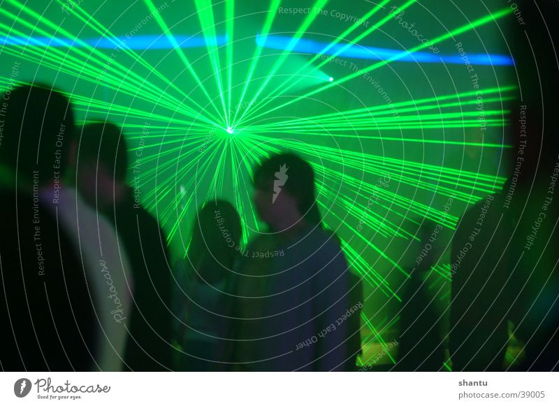 Laser Club Techno Light Group Dance Music