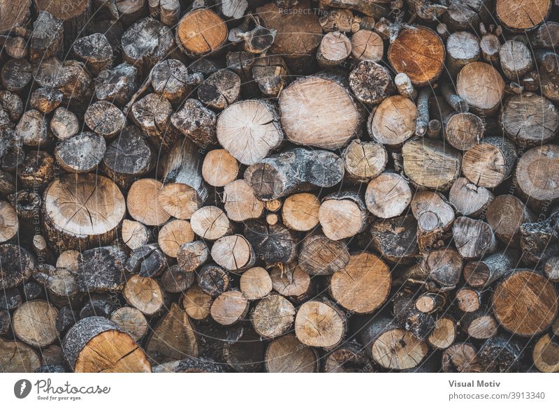 Wood Logs Background Stock Photo, Picture and Royalty Free Image