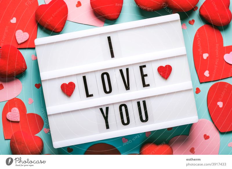 Happy Valentine's Day Red Hearts Photography Background