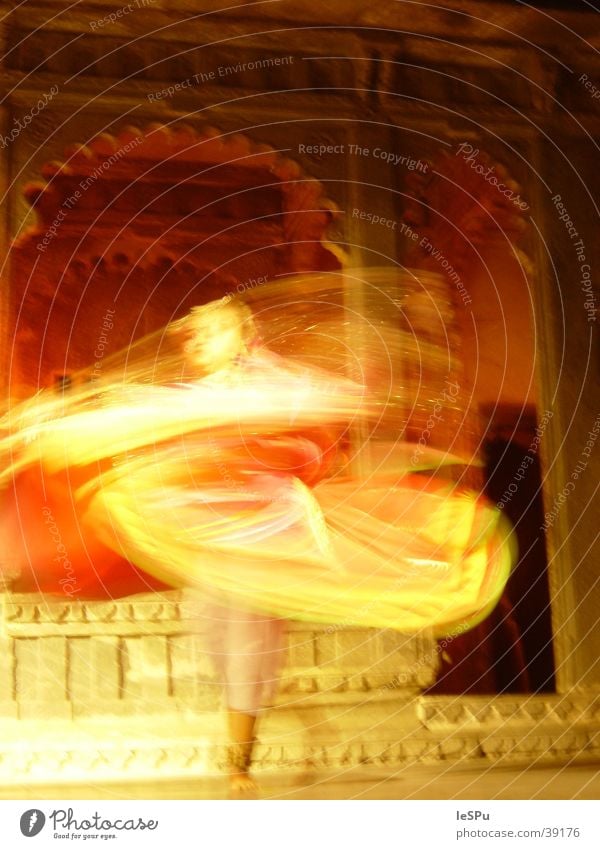dance India Long exposure Night Vacation & Travel Far-off places Near and Middle East Physics Club Dance Flamenco Dancer Rajastan Blaze Movement Energy industry