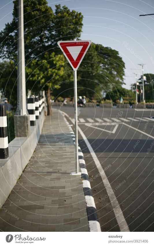 T-intersection sign Sign Intersection traffic warning transportation road symbol right arrow frame safety way black crossing red square street ahead corner