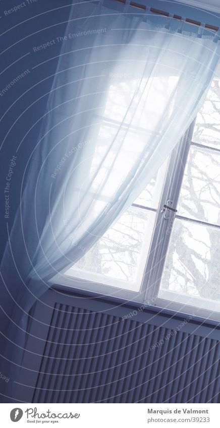 blue Drape Back-light Window Rung Window transom and mullion Vantage point Window board Heater Living or residing Light (Natural Phenomenon) Glass Blue