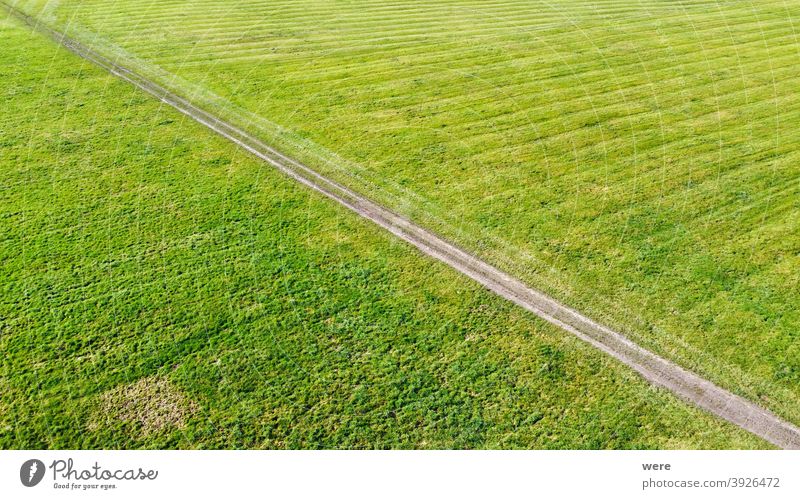 View from above on the autumnally leafy leaves and meadows of the flood plains near Hiltenfingen Area flight Autumn Panorama aerial view beautiful