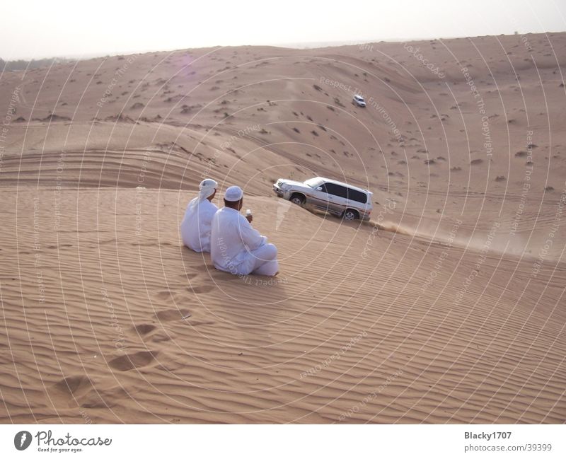 desert rally Dubai Break Safari Hot Arabien Offroad vehicle Dust Summer Asia Desert Sand Beach dune Sun jeep emirates