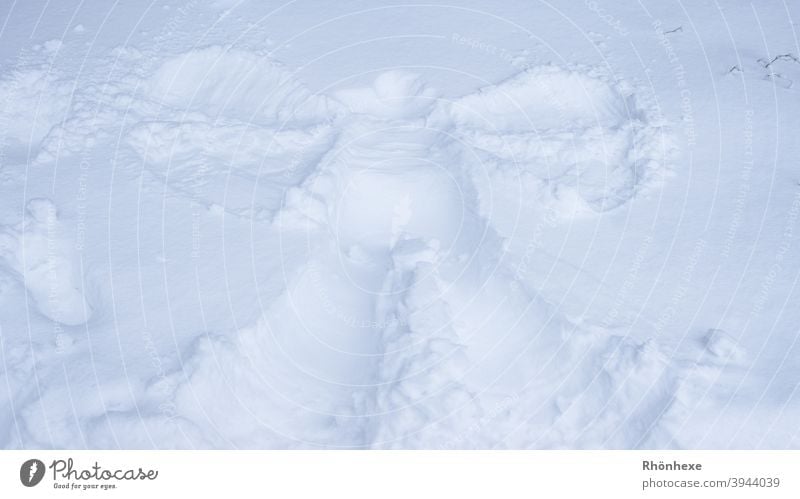 A Snow Angel Snow Winter A Royalty Free Stock Photo From Photocase