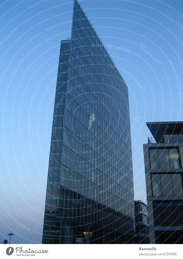 glass building Office building Stuttgart High-rise House (Residential Structure) Architecture Modern