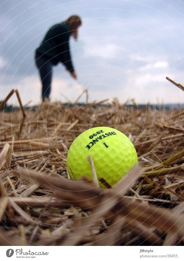 X-Golf Session Golf ball Field Neon light Straw Sports cross golf Human being Nature out