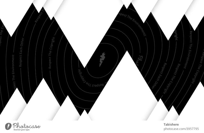 Basic zig-zag made of triangle shapes stock photoAt The Edge Of, Black And White, Black Background, Collection, Concepts Concepts & Topics Cut Out Decoration